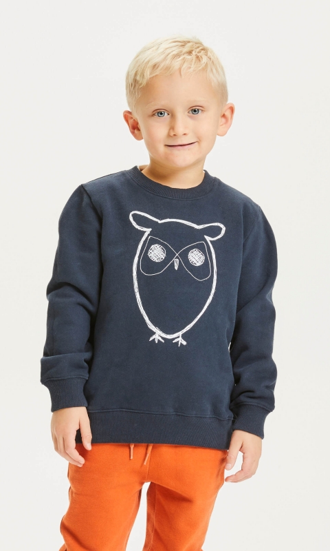 LOTUS owl sweat - navy